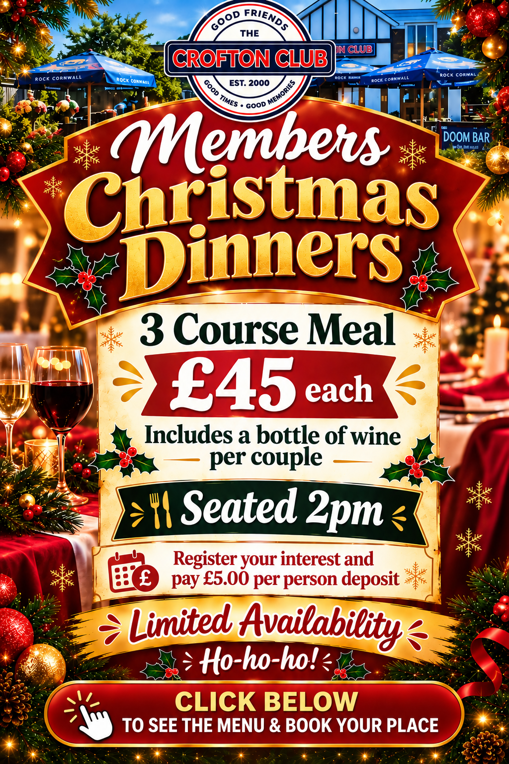 MEMBERS CHRISTMAS LUNCH