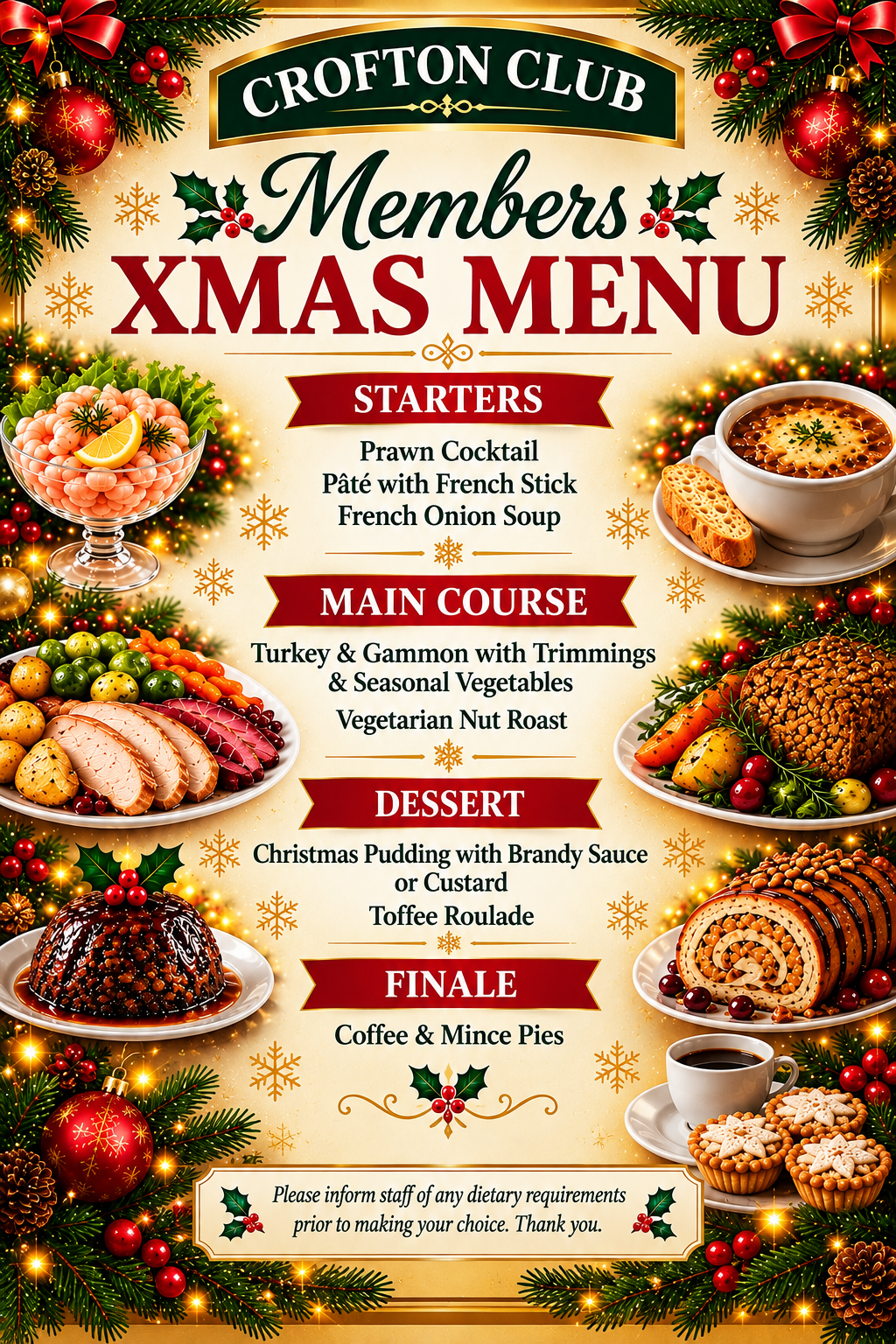 MEMBERS CHRISTMAS LUNCH